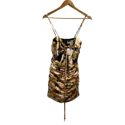 Finders Keepers Womens  Size 10 Yellow Floral Dress