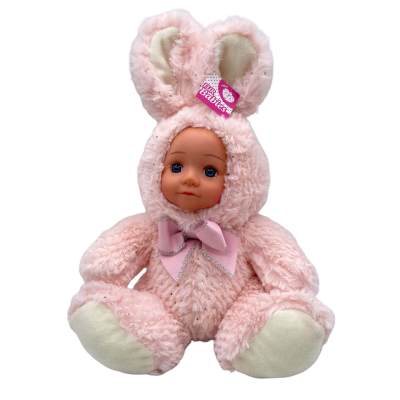 BNWT Fur Babies 'Bugsy' Pink Fur Doll Toy