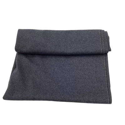Thick Grey Fabric Feels Like Wool 160 x 125 cm      (F3)