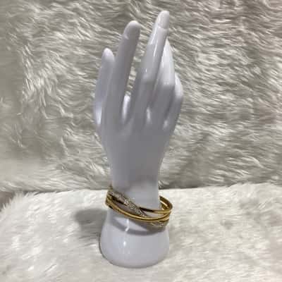  Women's Gold Tone Bangle 