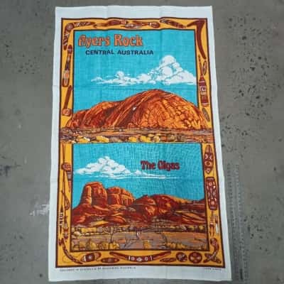 Vintage Tea Towel - Pure Linen - Made in Hong Kong