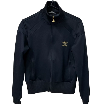 Adidas Womens  Size 14 Track Top Black  