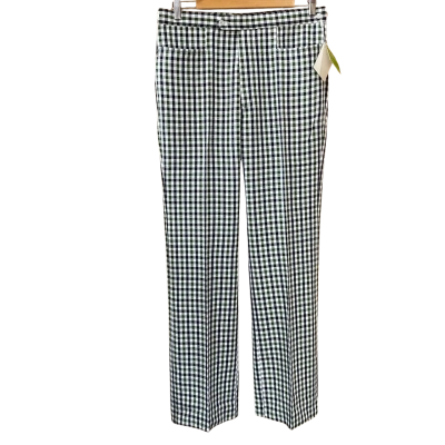 Niblick Golf Apparel Vintage Green/Black Gingham Pants Size 6.5
