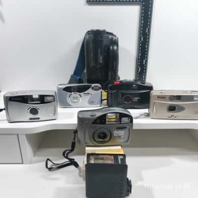 7pcs Untested Cameras Bundle As Is 