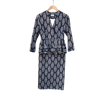 Scanlan Theodore Womens  Size 10 Lace Set Navy Blue 