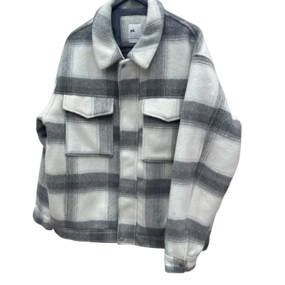 Yd. Mens  Size L Grey/White Jacket 