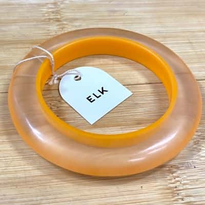 ELK Orange Translucent Bangle 