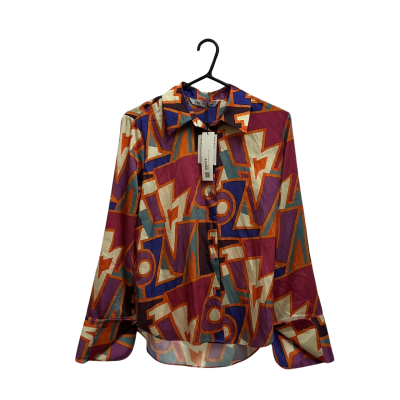 Zara Womens  Size M Long Sleeve Top Multicoloured 