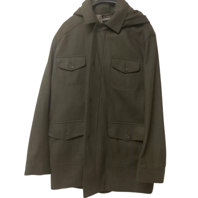 Mens Sportscraft Size L Hood Jacket / Winter Jacket Green 