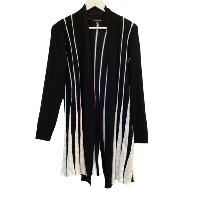Caroline Morgan Womens Size 14 Open Cardigan Black  