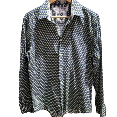  Mens  Size L Long Sleeve Shirt Multicoloured 