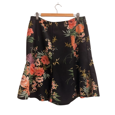 Veronica Maine Womens  Size 14 A-Line Skirt Floral 