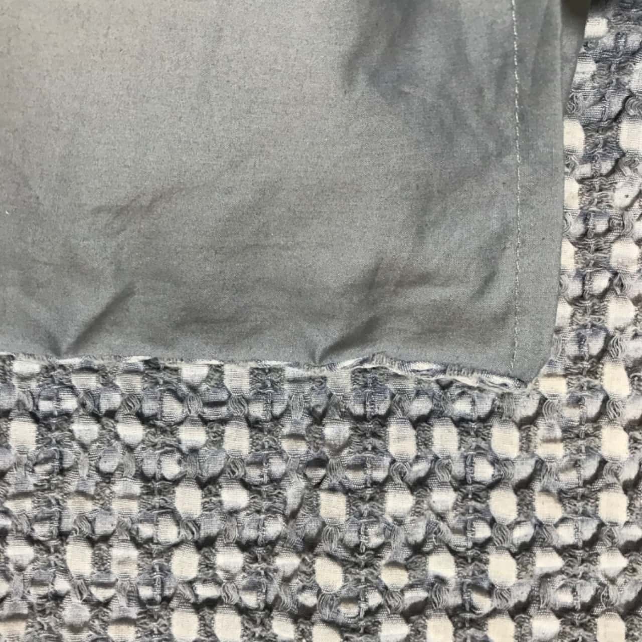 Adairs Queen Size Waffle Quilt Cover Dusty Blue with 2 Pillowcases