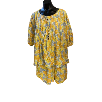 SABO  Womens  Size 8 Floral / Yellow 