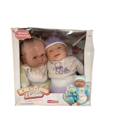 Kids lots of cuddles twin dolls from wildlife collection