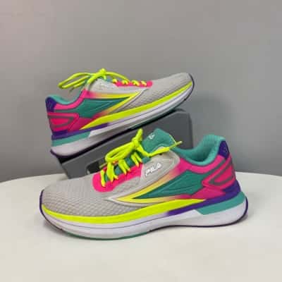 Fila Womens  Size 7.5 Sneakers Neon Multicoloured 
