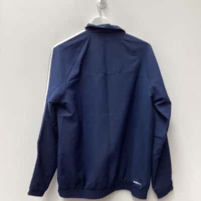 Adidas Mens  Size 40 Front Zipper Blue / White 
