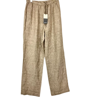 Country Road Pull On Linen Pants - Hazelnut Size 8