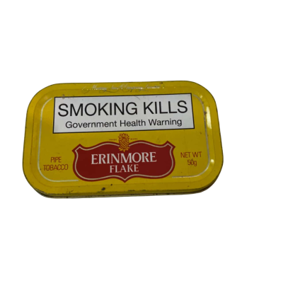 Vintage Erinmore Flake 50g Pipe Tobacco Tin
