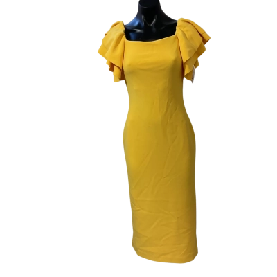Forever New Womens  Size 10 Cocktail Dress Yellow 