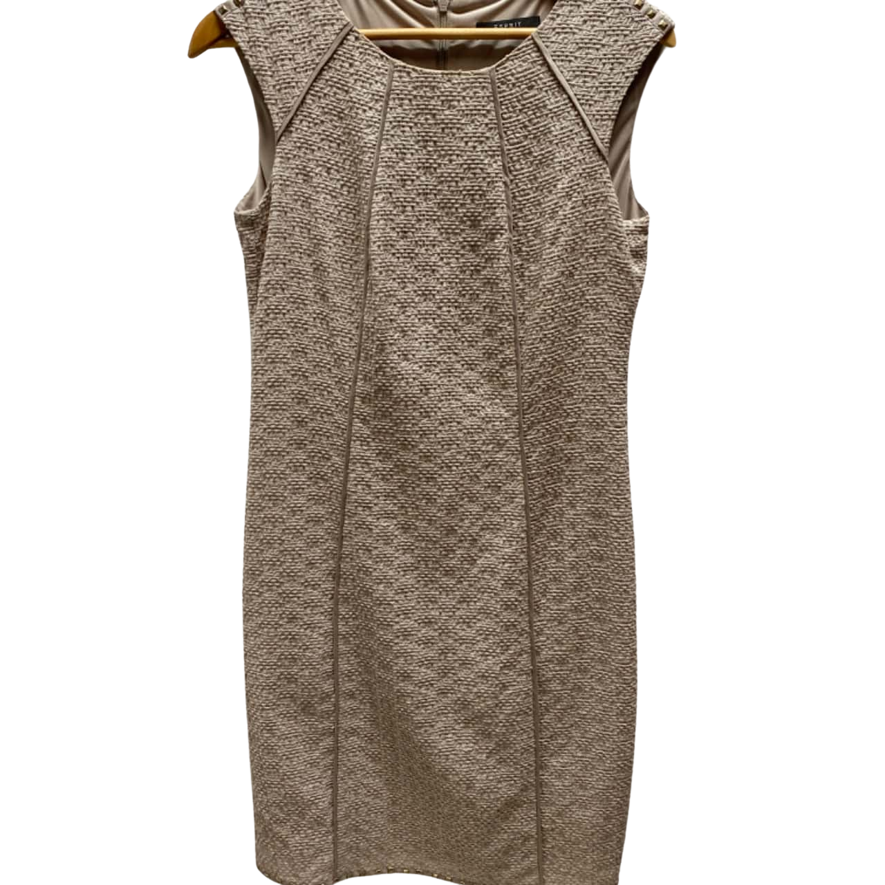 Esprit Womens Cream Dress