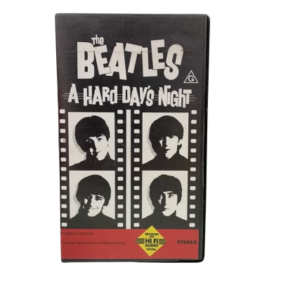 The Beatles A Hard Day’s Night VHS