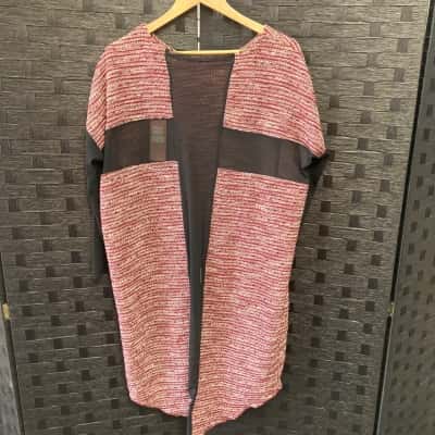 Status Womens  Size L Long Sleeve Top Wine 