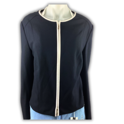 Basler - Zip Front Black Jacket (Size 46)