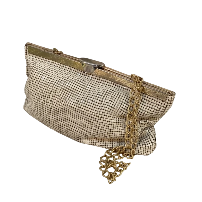 Oroton Womens Vintage Glomesh Handbag Beige 