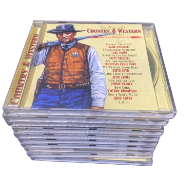 Set of 10 Country & Western music CD’s. Various artists.  