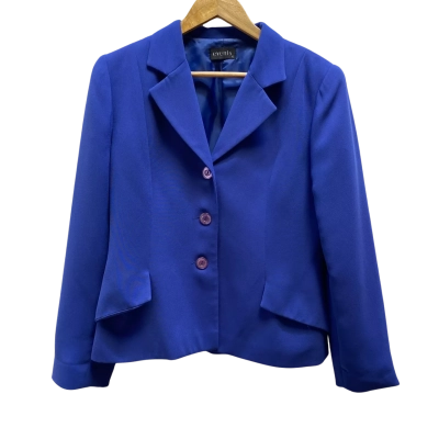 Events Womens Blue Jacket Size 14 