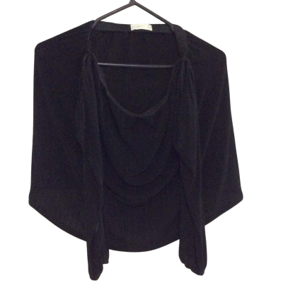 Kookai Womens  Size 34 Off-the-shoulder Top Black  