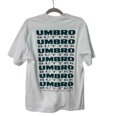 Butter Umbro Mens  Size M White t shirt 