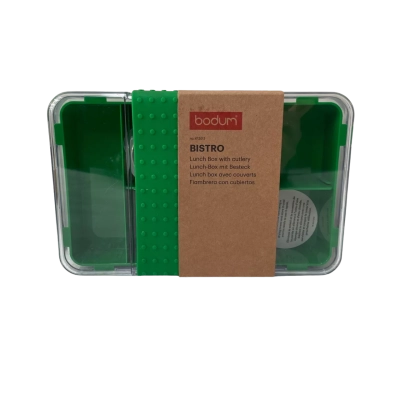 Bodum Bistro Lunch Box with Cutlery. Green