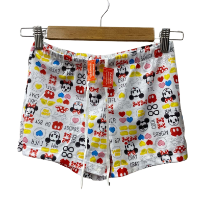 Disney Kids  Mickey Mouse Size 8 Sleepwear Shorts Multicoloured / White 