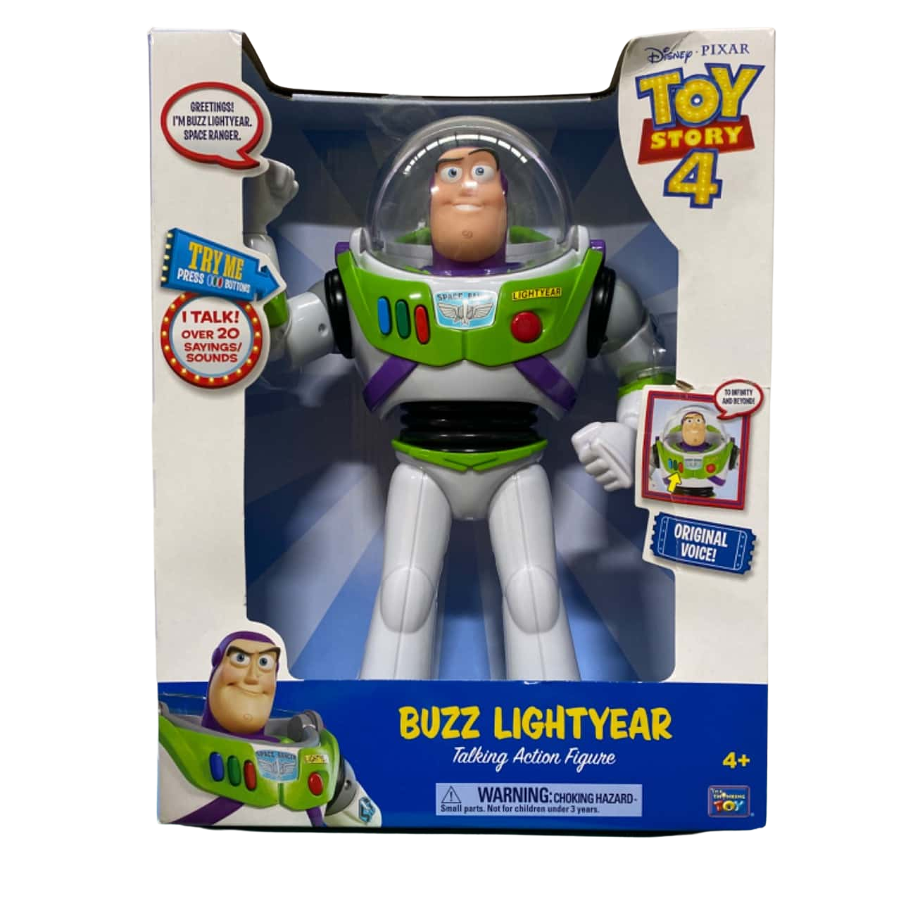 Disney Pixar Toy Story 4 Buzz Lightyear Talking Action Figure s Disney Pixar Toy Story 4 Buzz Lightyear Talking Action Figure s