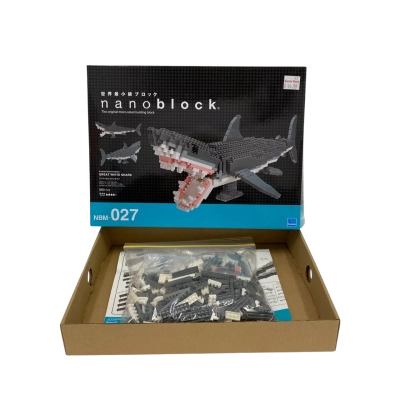 Nano Blocks 680 Piece Jigsaw - Great White Shark 