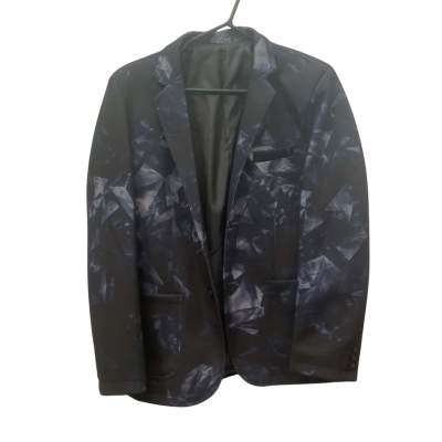 Mens bossini  Size L Suit Jacket Black  / Navy Blue 