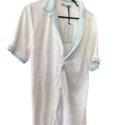  Mens  Size One Size Button-down Cardigan White 