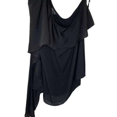 City Chic Womens  Size M Top Black  