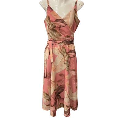 Portmans Womens  Size 10 Shoestring Strap Dress Pink  