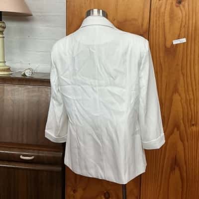 Katies Womens  Size 14 Blazer White 