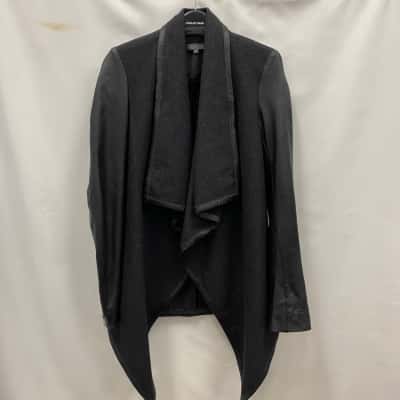 Sheike Women's  Size 6 Open Winter Jacket Black  / Grey 