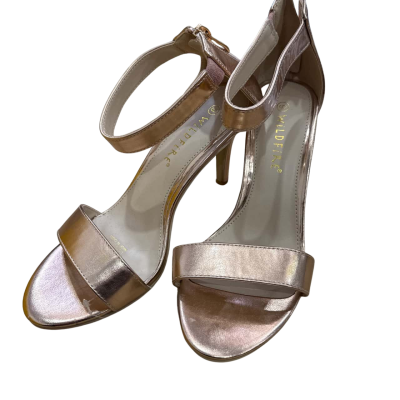 Wildfire Womens  Size 9 Rose gold Heels 