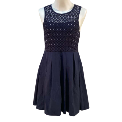 Dotti Womens Size 12 Mini Dress Navy Blue BNWT