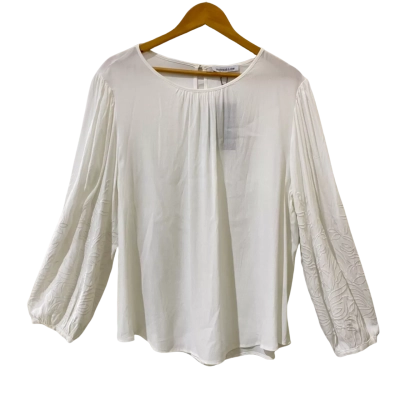 Hammock & Vine Womens  Size 18 Long Sleeve Shirt White 