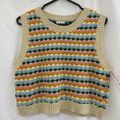 Ghanda Womens  Size L Multicoloured Cardigan