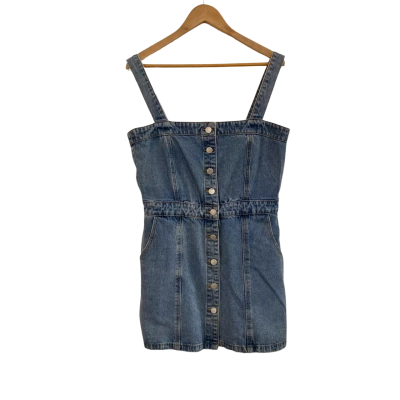 Atmos&Here Womens  Size 14 Denim Dress / Mini Dress Blue 