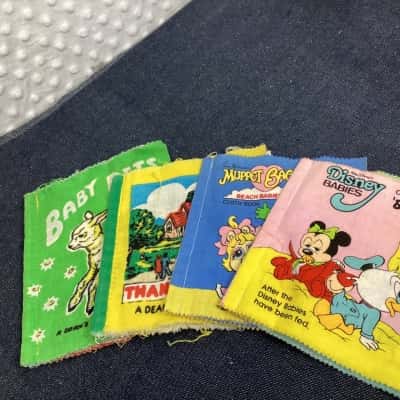 Collection of Vintage Cloth Children’s Books