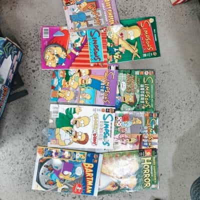 Assorted Bundle of 9 Bongo Simpsons & Bart Simpson Comics